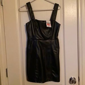 Leather dress